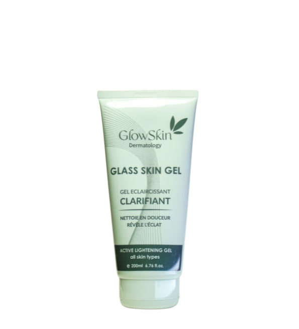 GlowSkin Dermatology Gel Éclaircissant 200 ml – flacon de gel nettoyant visage