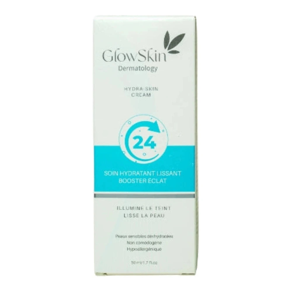 GlowSkin Dermatology Hydra-Skin crème hydratante intense 40 ml – emballage