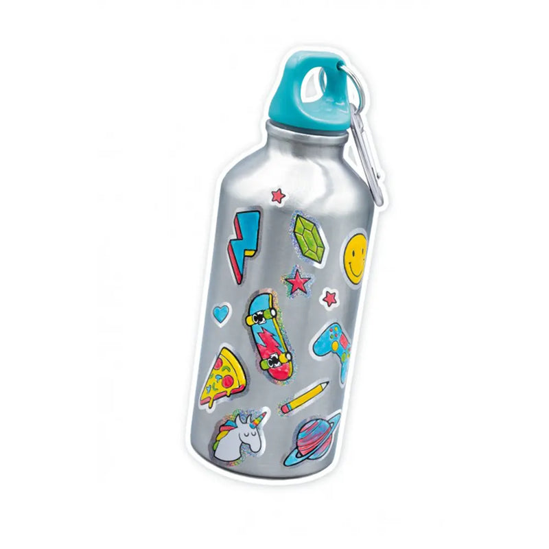 Buki DIY Water Bottle with Stickers - 400ml