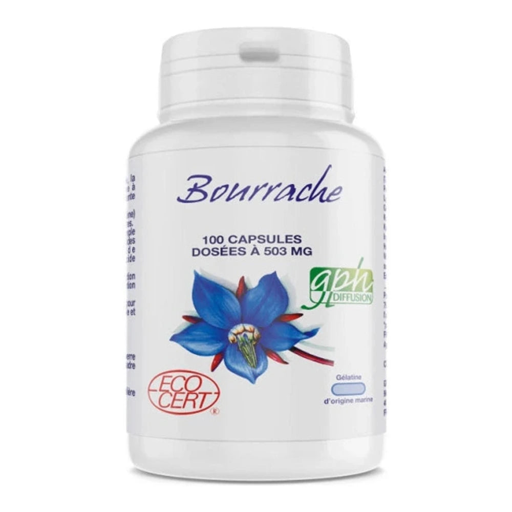 GPH Bourrache 503 mg – 100 capsules