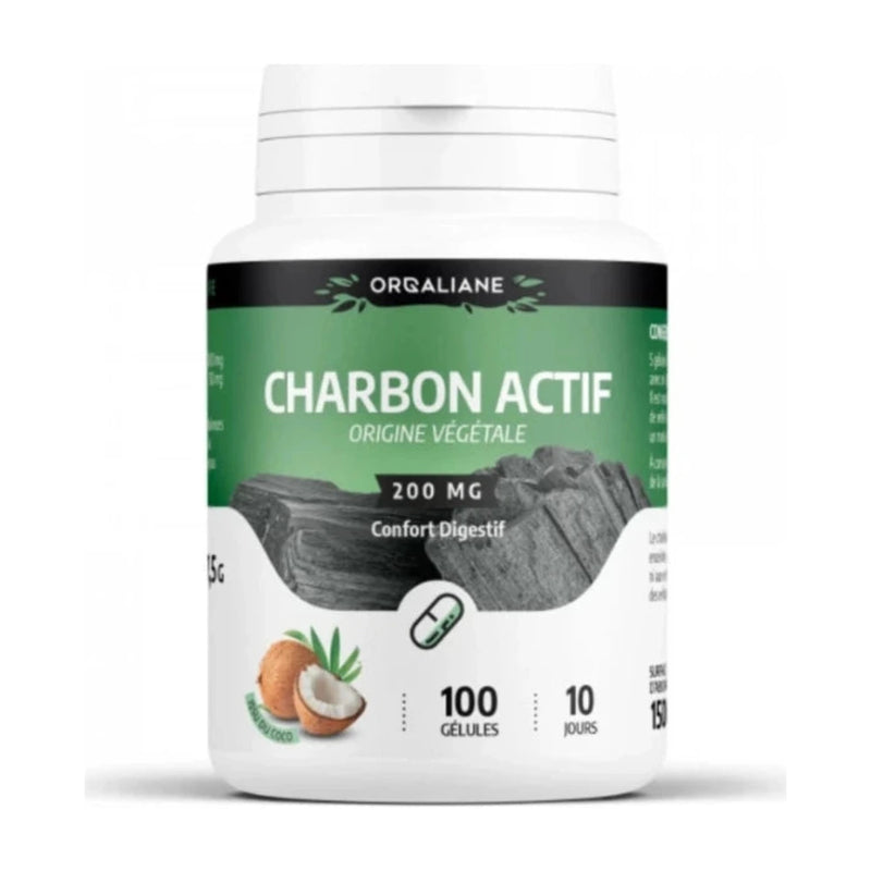 Carbón vegetal activado GPH DIFFUSION 200 cápsulas