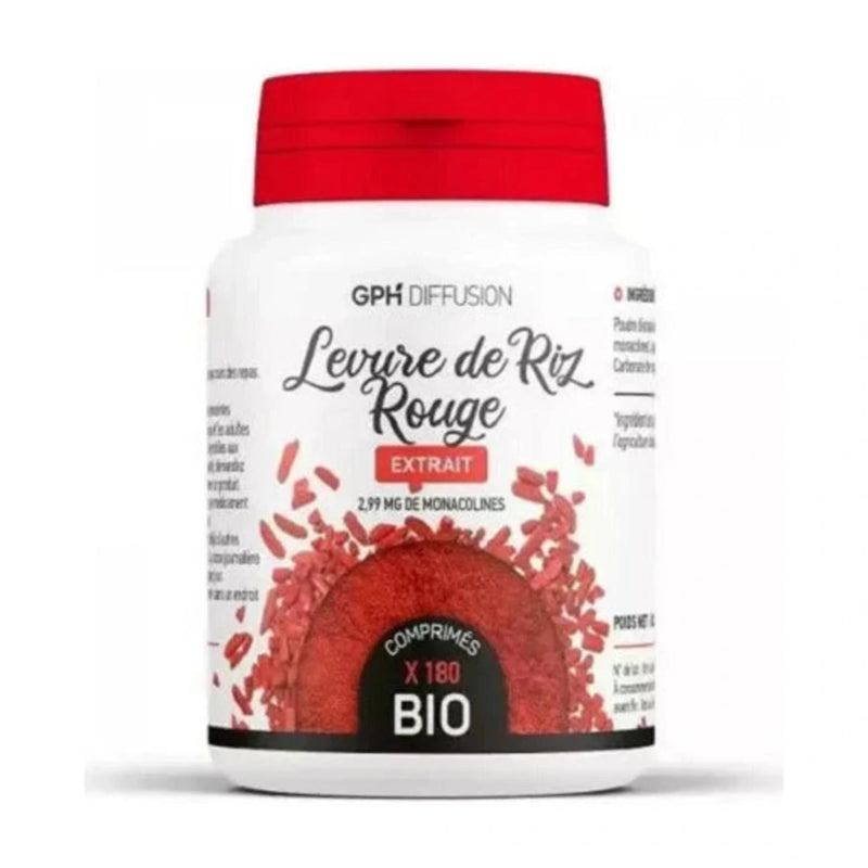 GPH Diffusion Arroz de Levadura Roja 180 Cápsulas