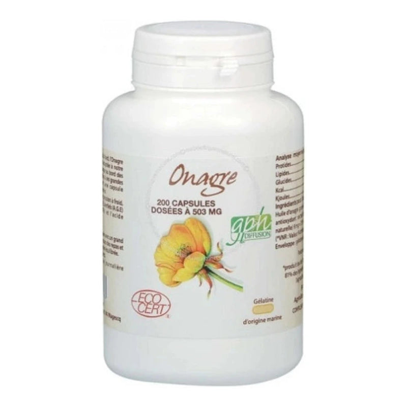 GPH Diffusion Organic Evening Primrose - 100 Marine Capsules of 503mg