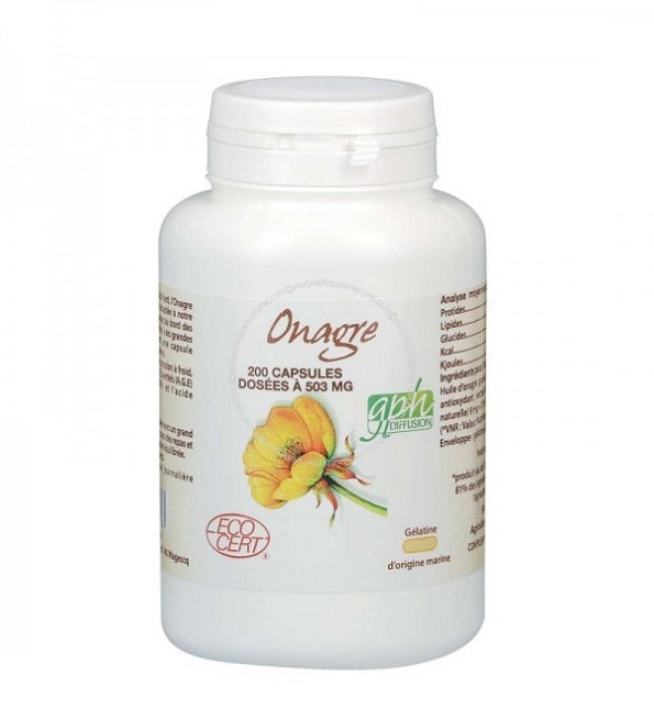 GPH Diffusion Onagre Bio 100 capsules 503 mg - flacon