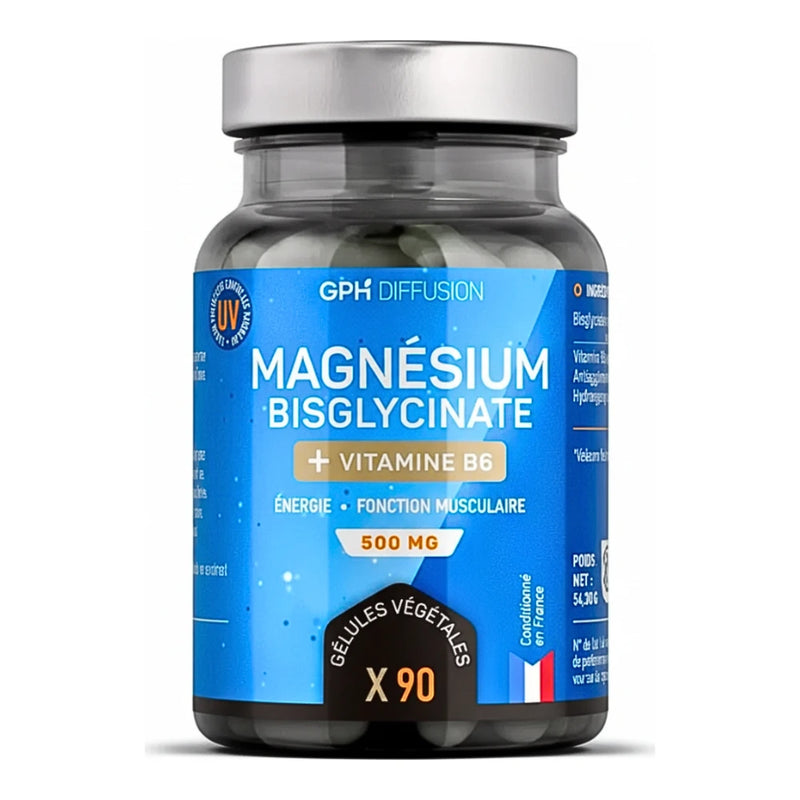 GPH Magnésium Bisglycinate 90 Gélules – Fatigue et Sérénité