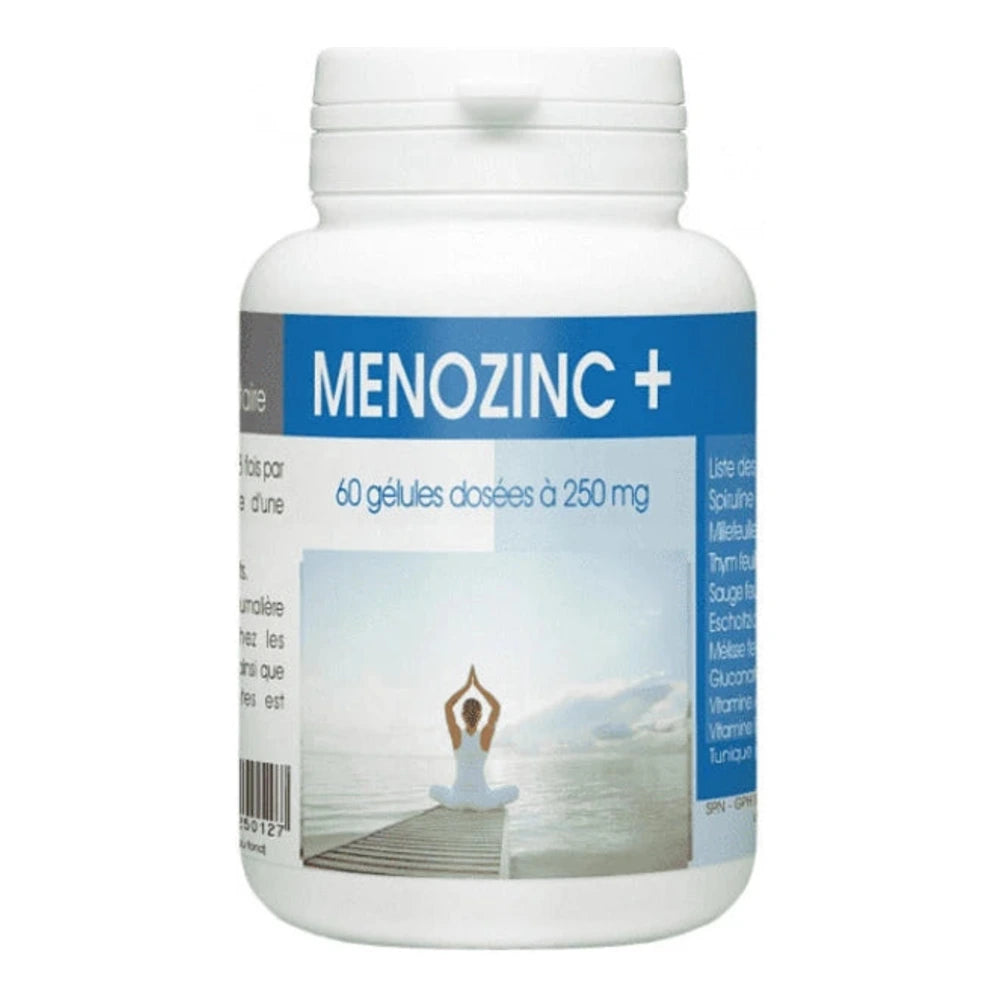 GPH Menozinc+ 250mg 60 gélules – boîte