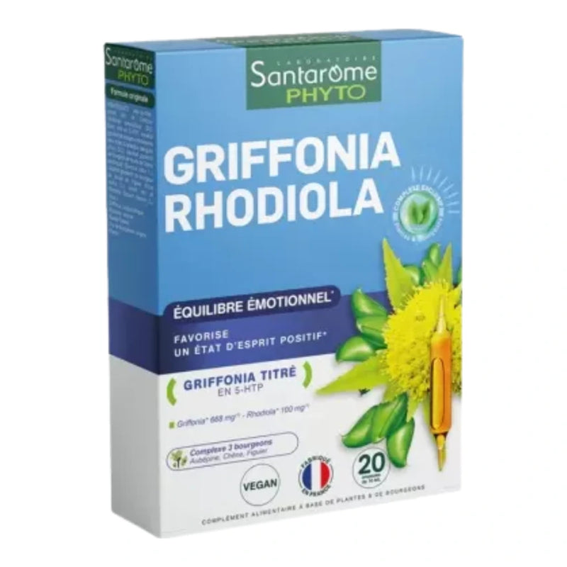 Santarome Griffonia Rhodiola 20 ampollas