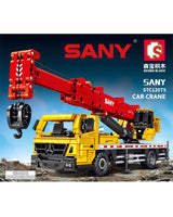Sembo Construction Machinery Building Blocks +6 Years - Crane Truck