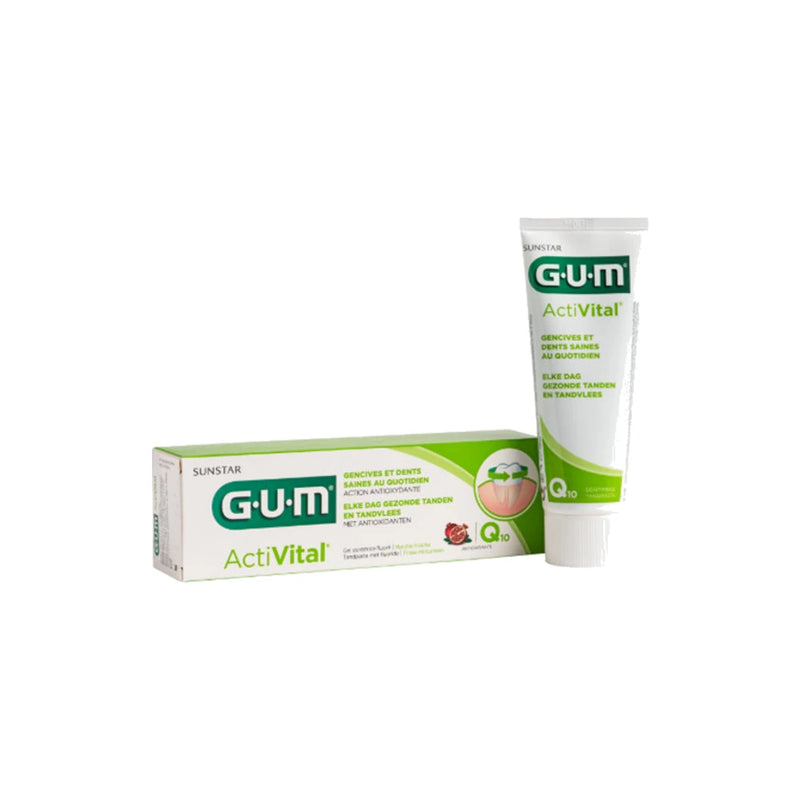 Gum Dentifrice ActiVital 75ml + Brosse à Dent Offerte