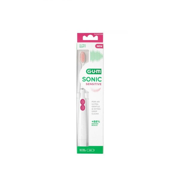 Gum Sonic Sensitive Cepillo de dientes ultrasuave 4101