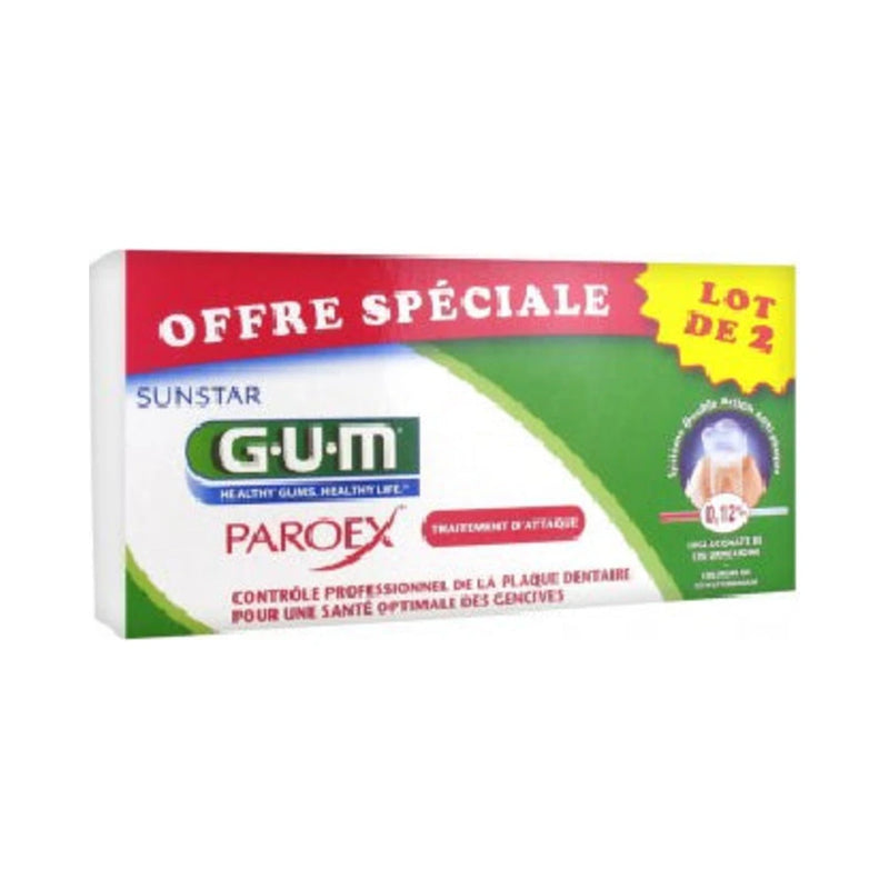 GUM Pack 2 Dentífricos Paroex