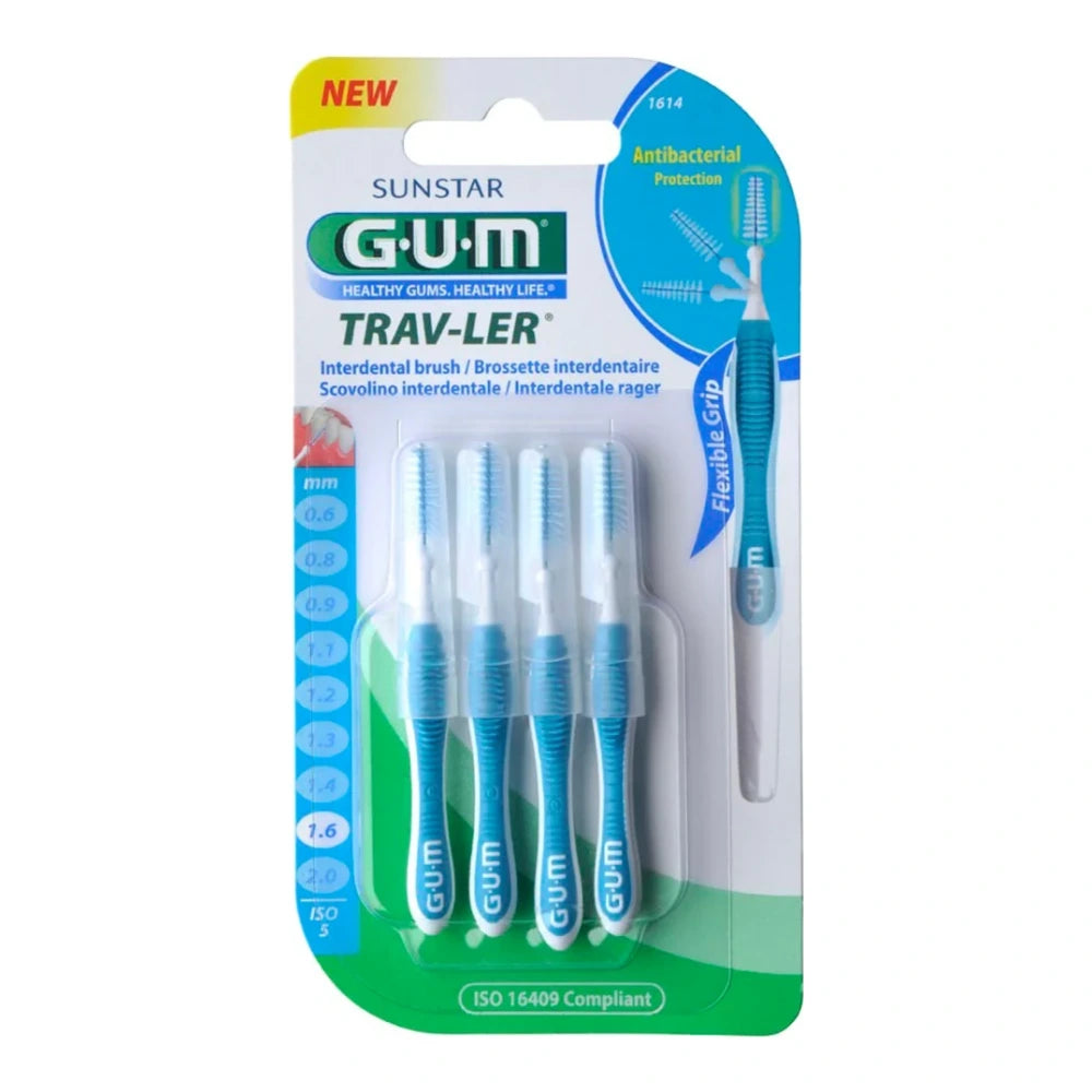 GUM Trav-Ler Brossettes Interdentaires 1,6 mm Réf. 1614