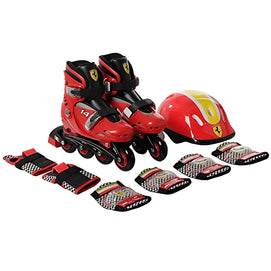 Ferrari Set Patins à Roulettes - Rouge