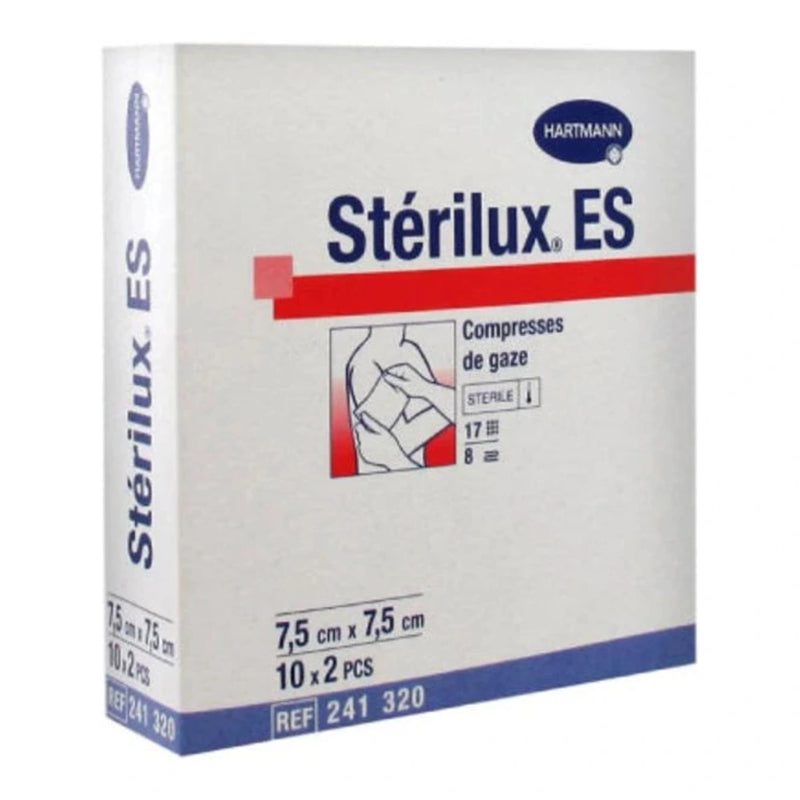 Hartmann Sterilux ES ضمادات شاش 7.5 × 7.5 سم