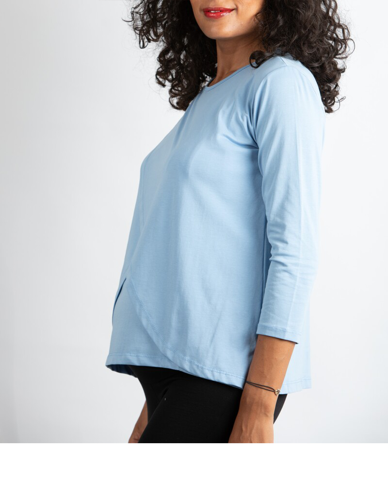 T-shirt D'allaitement Confortable Avec Fermeture éclair - Haut De Maternité Pratique Et Discret Pour Femmes Allaitantes - 6