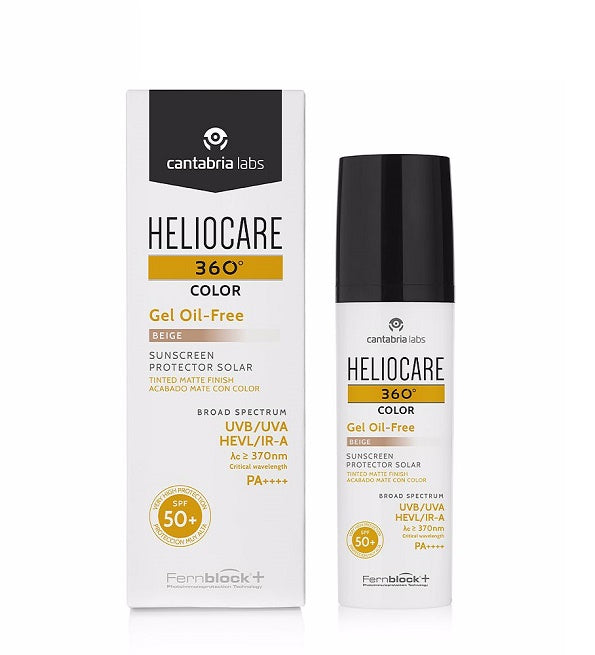 Heliocare Gel 360° Sin Aceite Beige Spf50+ 50ml