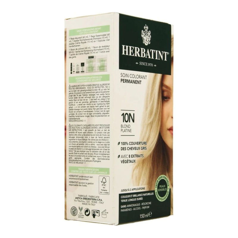 Herbatint Soin Colorant Permanent 10N