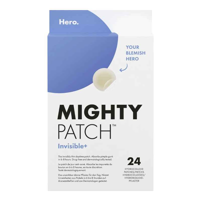 لصقات Hero Mighty Patch Invisible+ – 24 لصقة