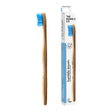 Humble brosse à dents en bambou adulte bleue