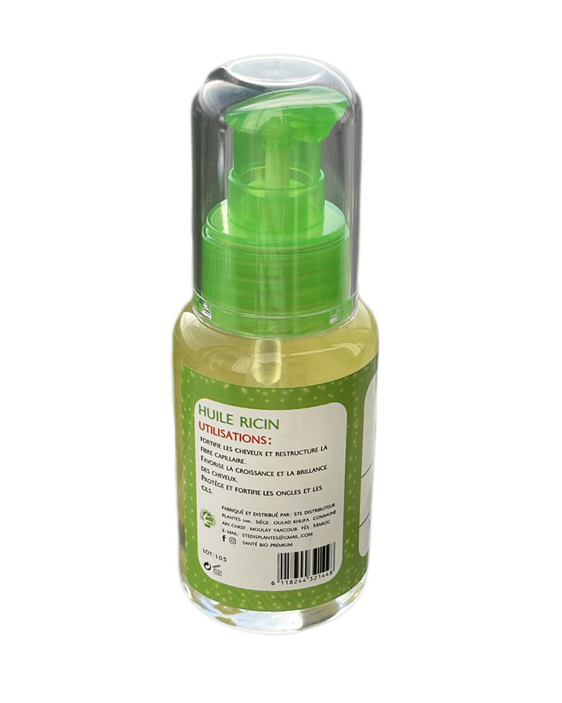 Santé Bio Huile de Ricin 100% Naturelle - 50ml