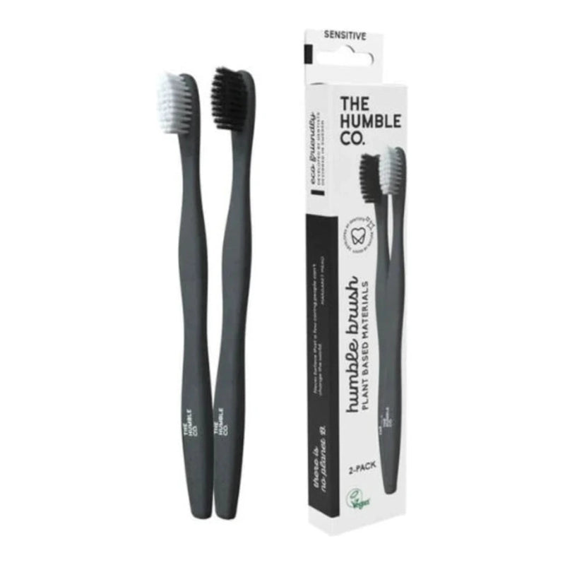 HUMBLE BROSSE A DENTS ADULTE A BASE DE PLANTES X2