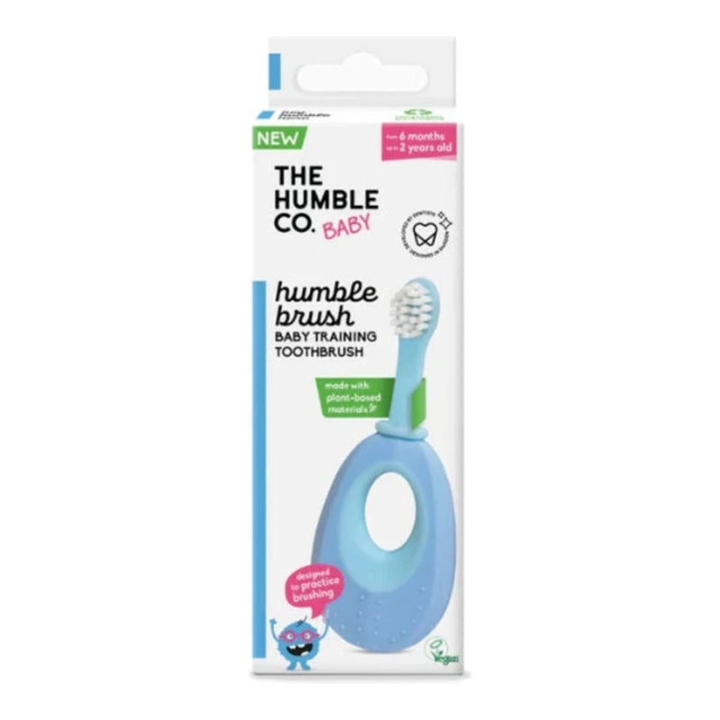 HUMBLE BROSSE A DENTS BLEU POUR BEBES A BASE DE PLANTES