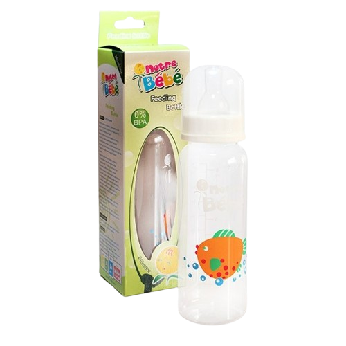 Notre Bébé Biberon en Verre 120 ml avec tétine