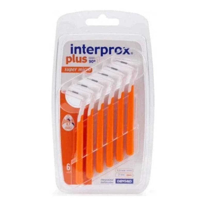 Interprox Plus Orange Super Micro Brossettes Interdentaires 6 Piéces