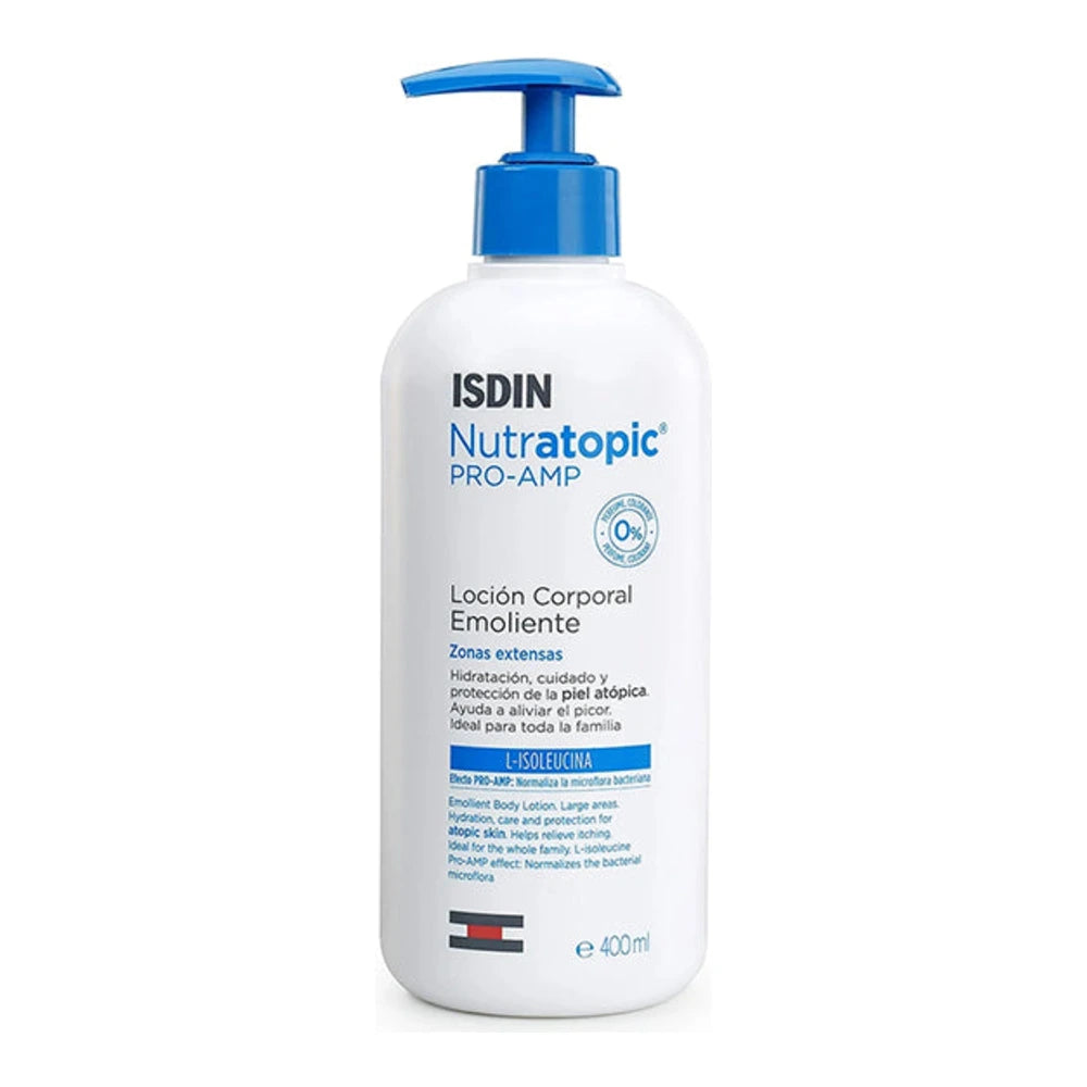 ISDIN Nutratopic Pro-AMP lotion émolliente 400 ml – flacon