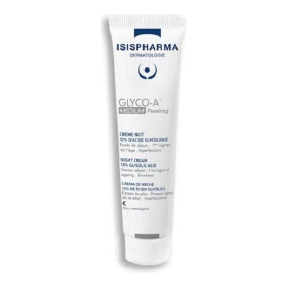 Isispharma Glyco-A Medium crème de nuit peeling 12 % acide glycolique 30 ml – emballage
