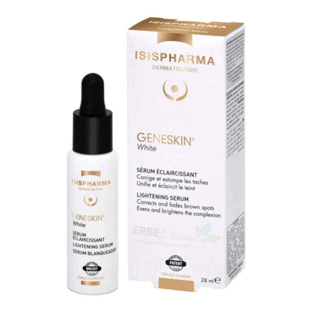 Isispharma Geneskin White Sérum Éclaircissant 28 ml – flacon du produit