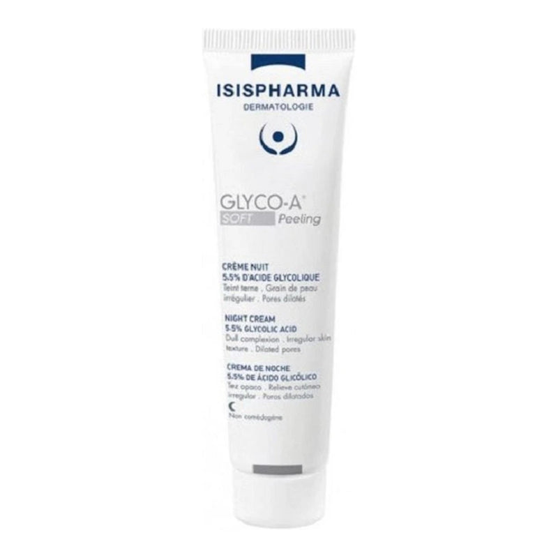 Isispharma Glyco-A Soft Peeling Night Cream 5.5% Glycolic Acid 30 ml