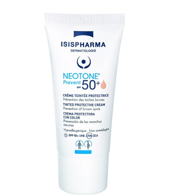 Isispharma Neotone Prevent SPF 50+ teinte claire 30 ml - tube