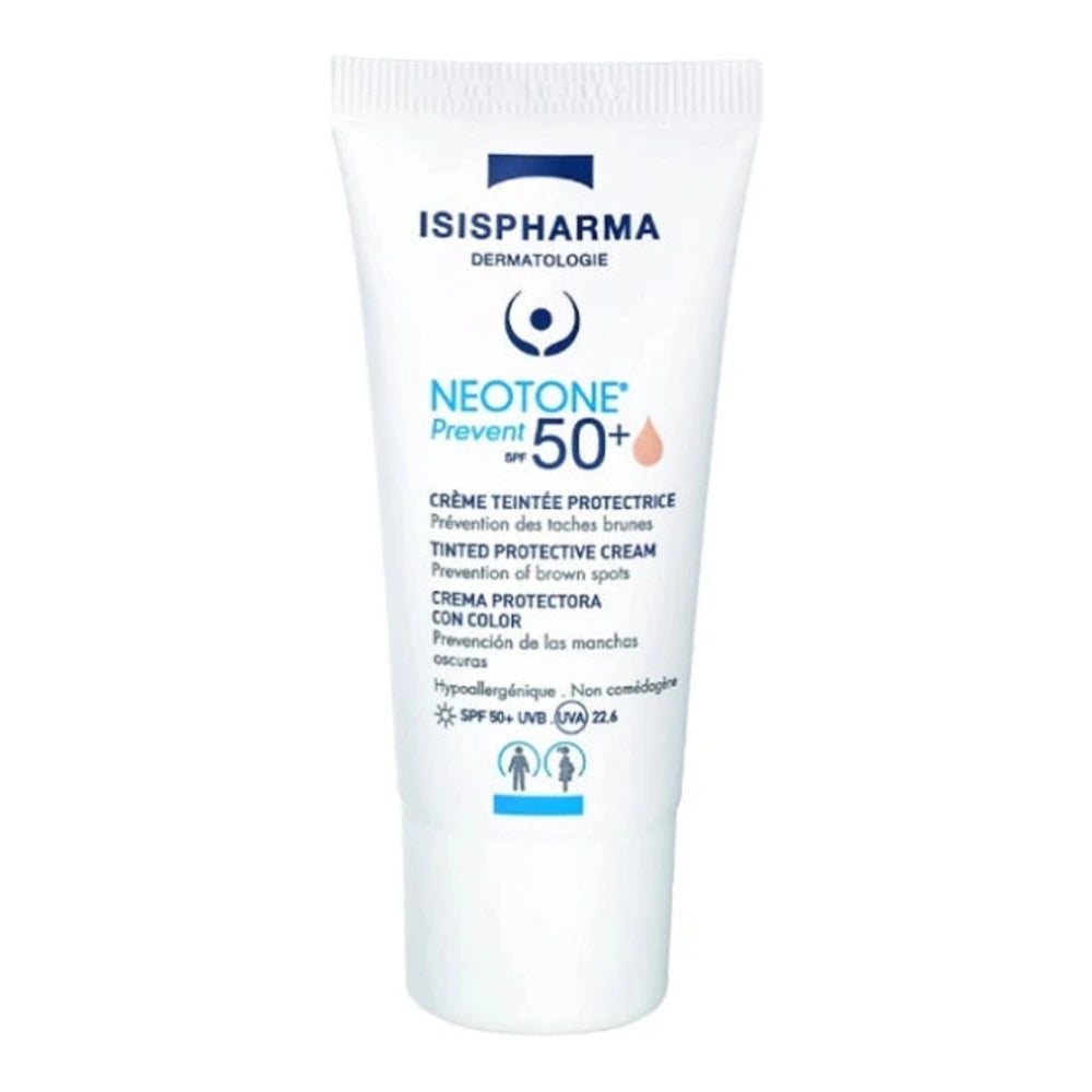 Isispharma Neotone Prevent SPF 50+ teinte claire 30 ml - tube