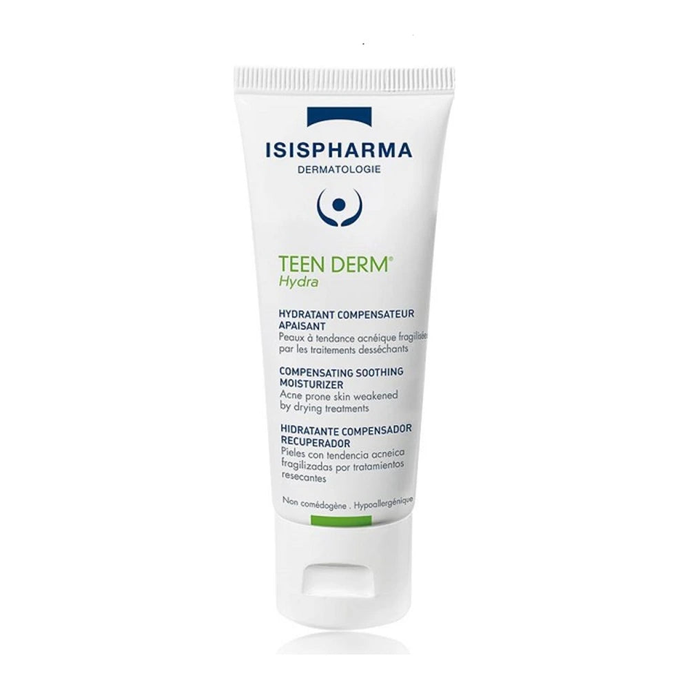 Isispharma Teen Derm Hydra 40 ml, soin hydratant pour peaux grasses à imperfections