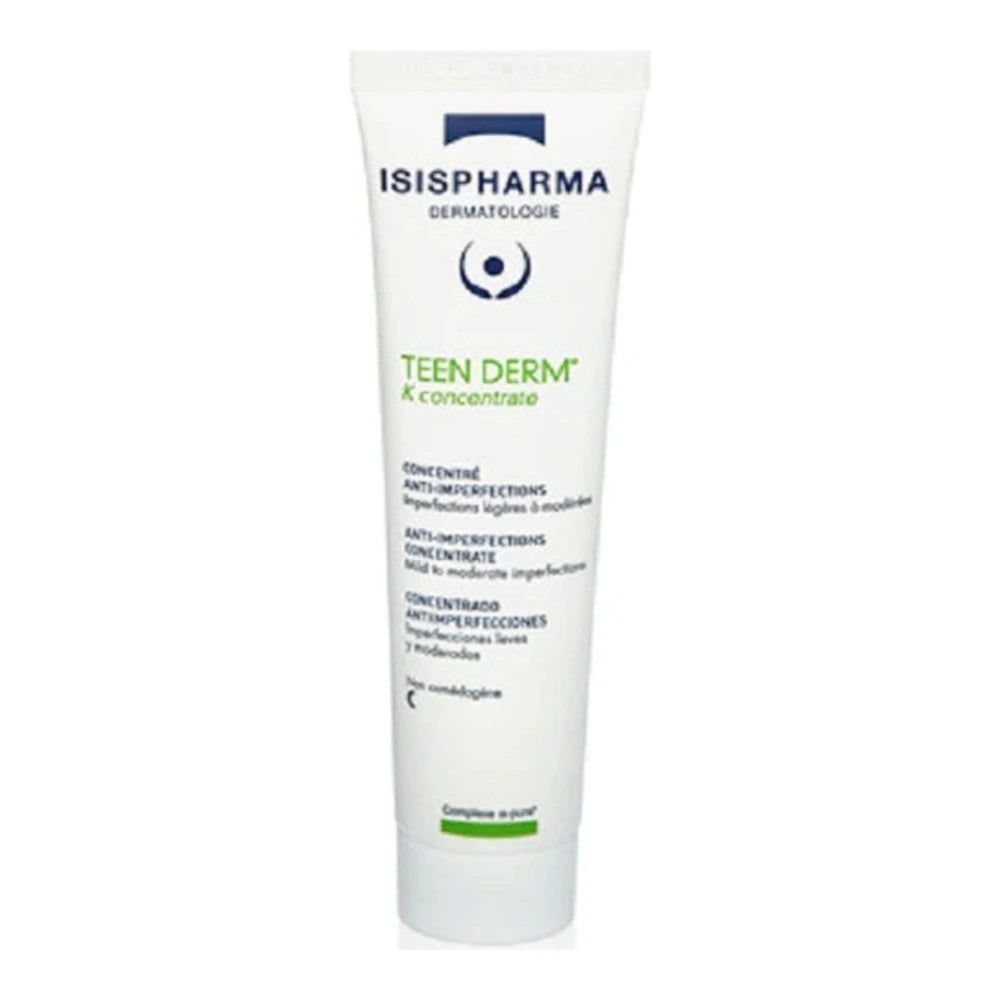Isispharma Teen Derm K Concentrate 30 ml – emballage du produit