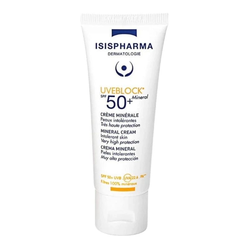 Isispharma Uveblock Mineral Invisible واقي شمسي SPF50+ – 40 مل