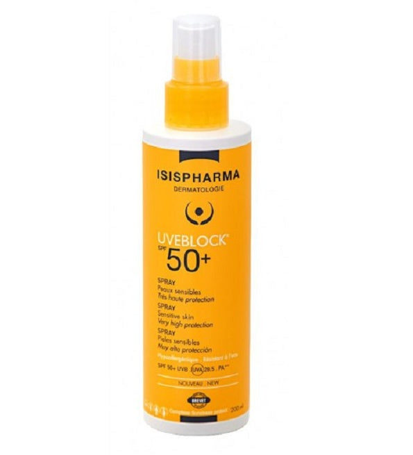 بخاخ الحماية من الشمس Isispharma Uveblock SPF50 200 مل