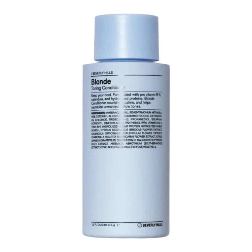 J Beverly Hills Blonde Toning Conditioner 340 ml – flacon de l’après-shampoing déjaunissant