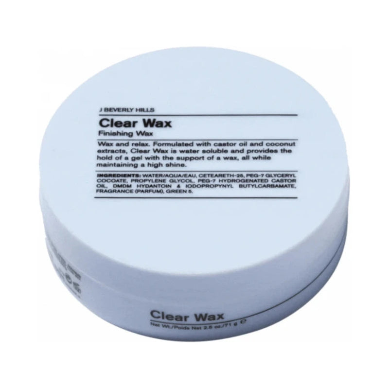 J Beverly Hills Clear Wax شمع تصفيف شفاف 71 غ