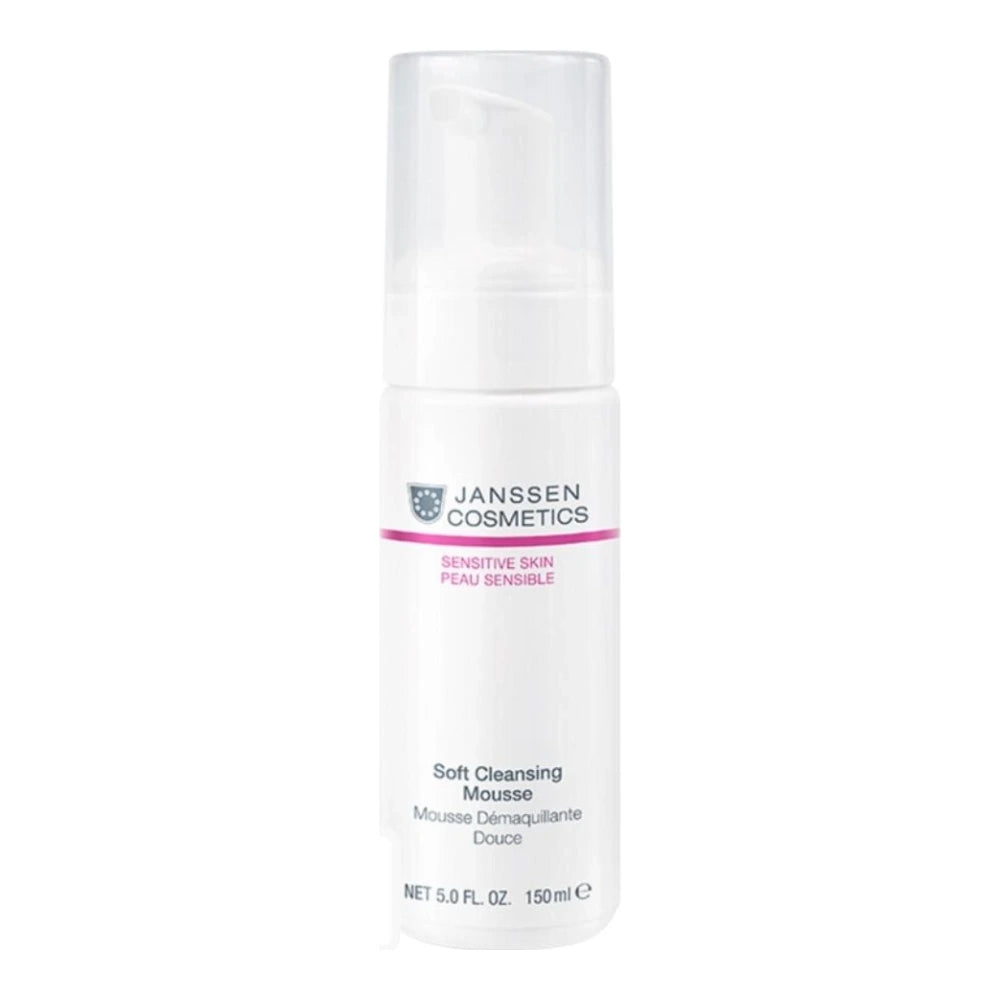 Flacon Janssen Cosmetics mousse démaquillante douce 150 ml