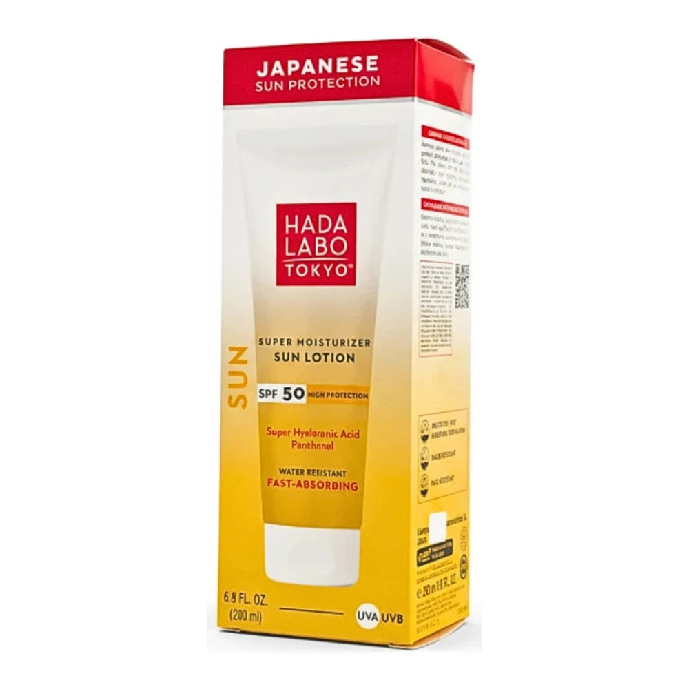 Hada Labo Sun Body Lotion SPF 50 200 ml – flacon de la lotion solaire corps