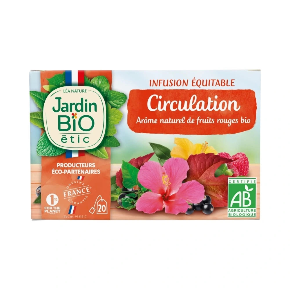 Jardin Bio Infusion Circulation – boîte de 20 sachets