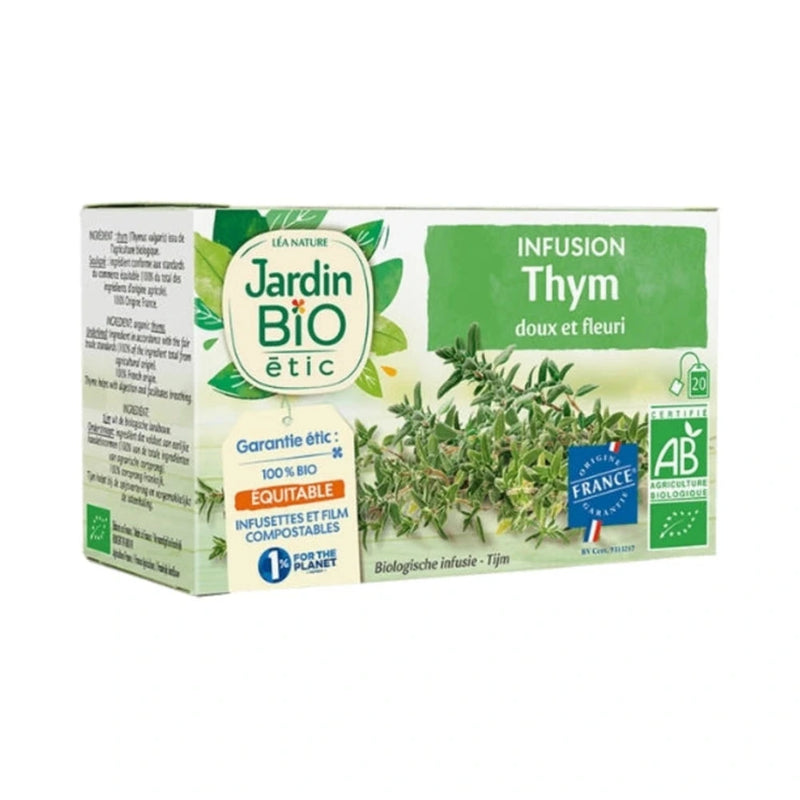 منقوع الزعتر Jardin Bio – 20 كيسًا