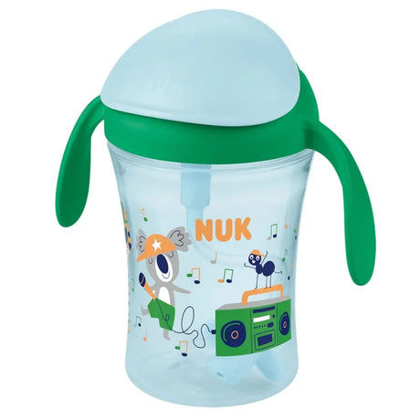 Nuk Cup Gobelet avec Paille Turquoise - 230ml