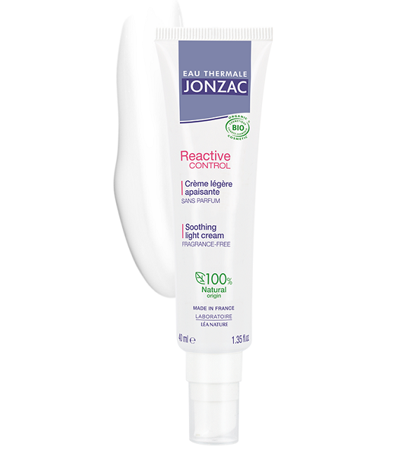 Crème légère apaisante sans parfum Jonzac Reactive Control 40 ml