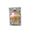 Sucette en silicone Juniors 2ème âge avec clip attache-sucette
