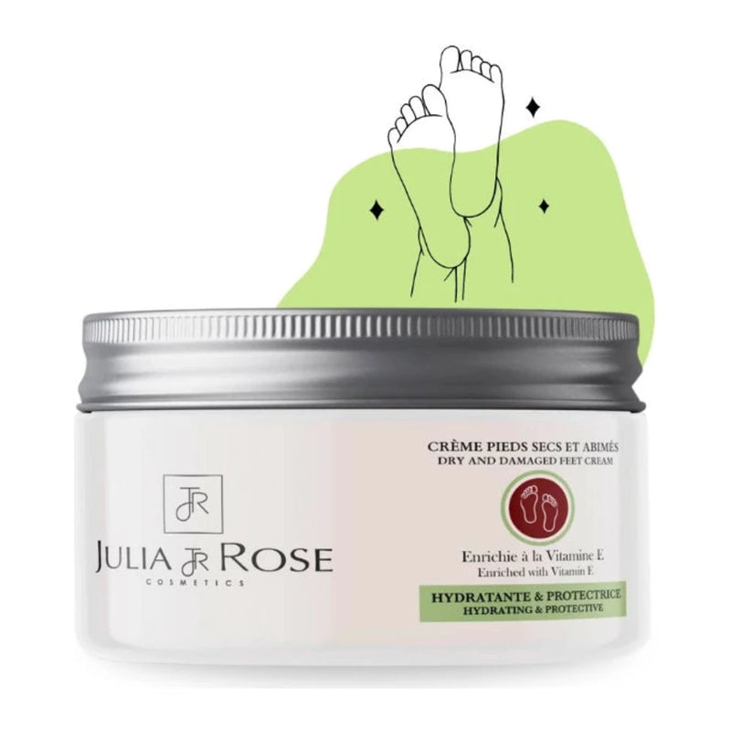Julia & Rose كريم القدمين بفيتامين E سعة 100 مل