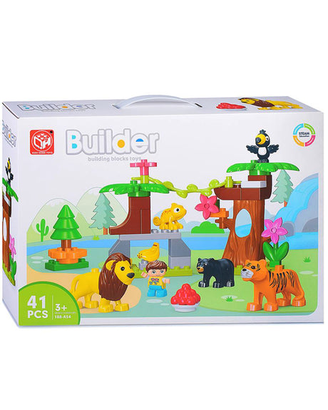 Builder Blocks Jungle +3ans - 41 Pièces