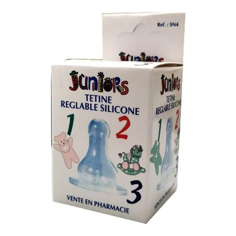 Tetina de silicona ajustable Juniors 1,2,3